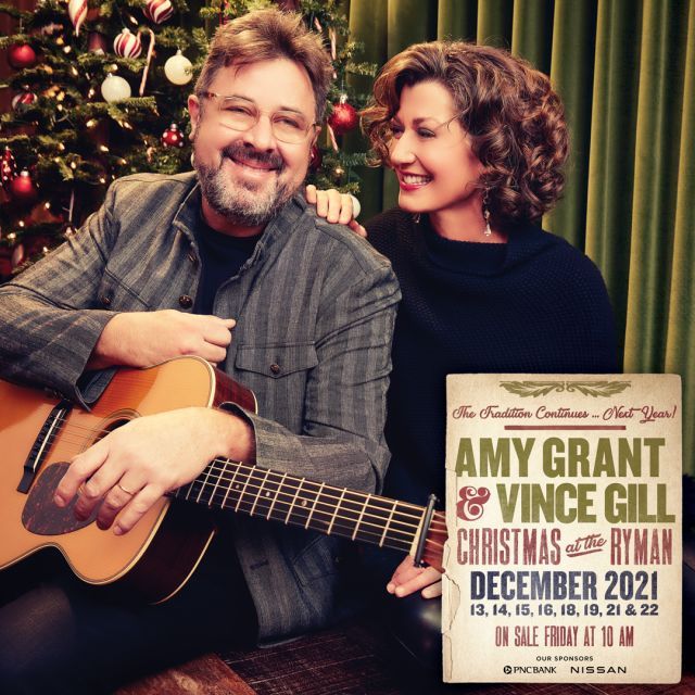 Vince Gill & Amy Grant 2021 Christmas At The Ryman Vince Gill